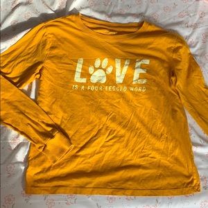 Women’s  Small yellow long sleeve